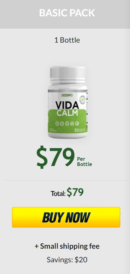 VidaCalm 1 bottle price